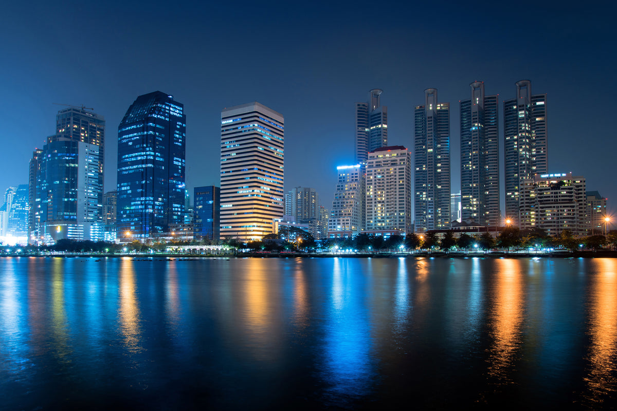 aluminium-print-skyline-bangkok-by-night
