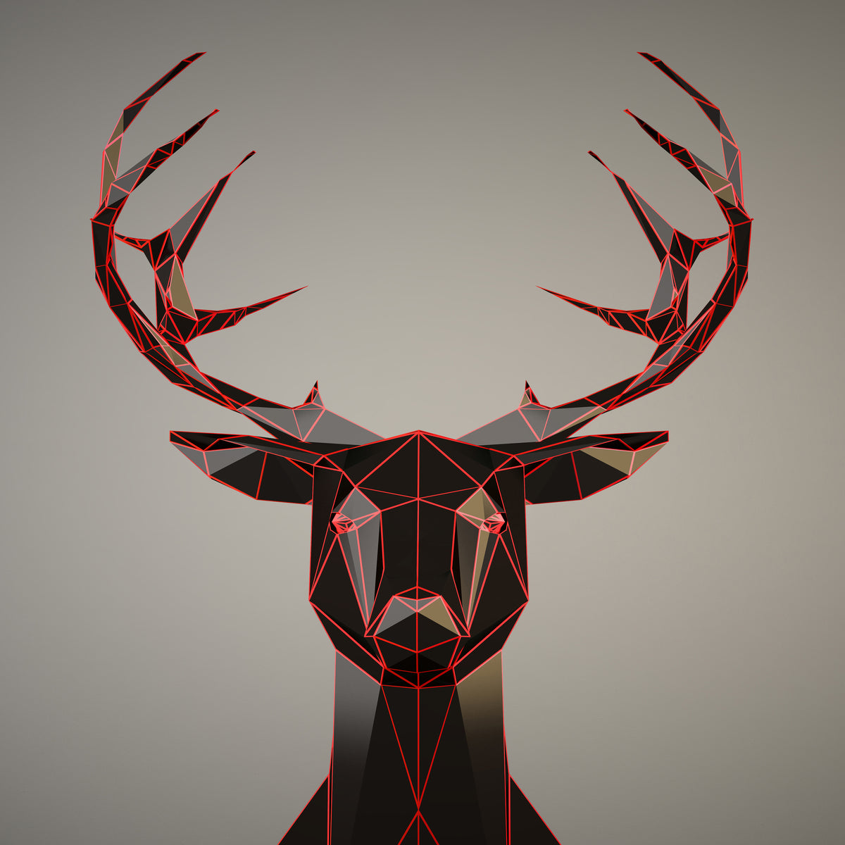 4-piece-canvas-print-antlers