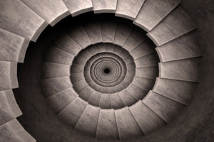 aluminium-print-stone-spiral-staircase