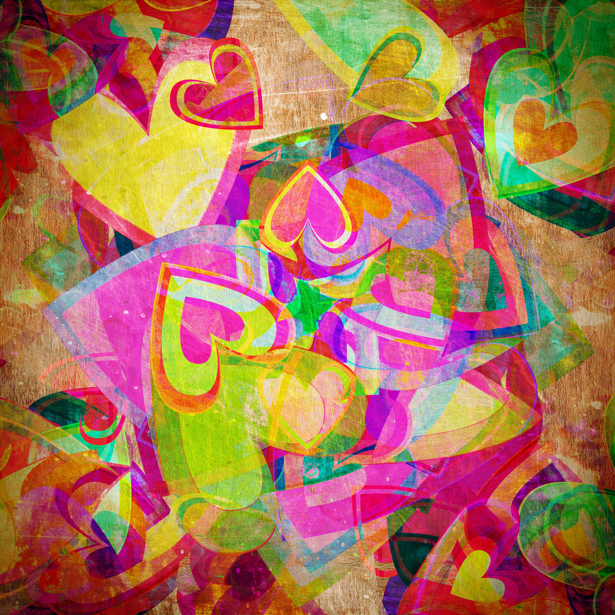 9-piece-aluminium-print-retro-love