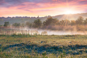 modern-3-piece-aluminium-print-sunset-on-hill