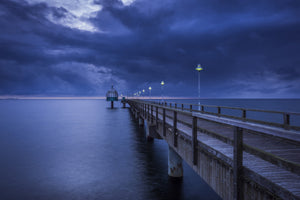 3-piece-canvas-print-pier-at-night
