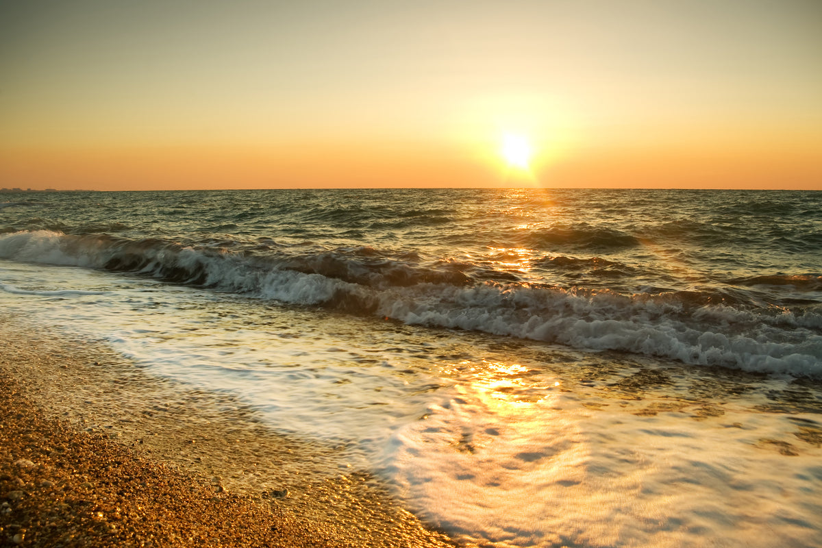 modern-3-piece-aluminium-print-sunset-at-sea