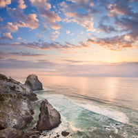 9-piece-aluminium-print-romantic-sunset-by-the-sea
