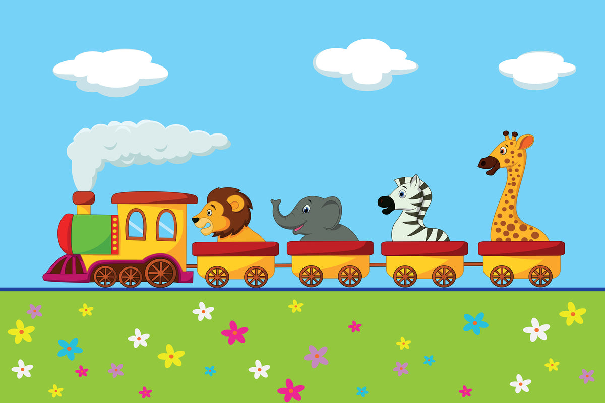 framedposter-print-animal-train