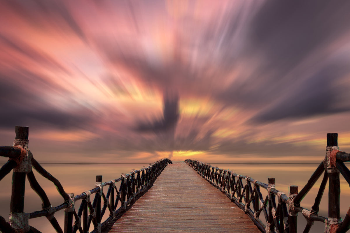 modern-3-piece-canvas-print-bridge-in-the-fire-of-heaven