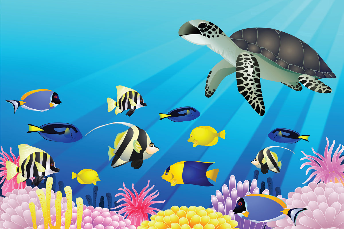 acrylic-print-childrens-underwater-world